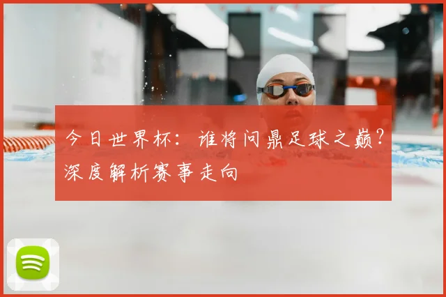 今日世界杯：谁将问鼎足球之巅？深度解析赛事走向