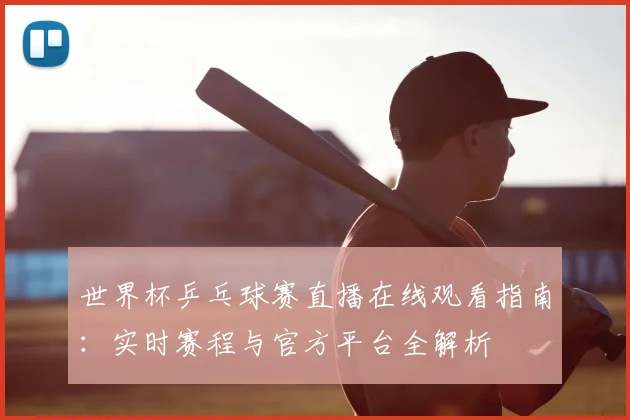 世界杯乒乓球赛直播在线观看指南：实时赛程与官方平台全解析